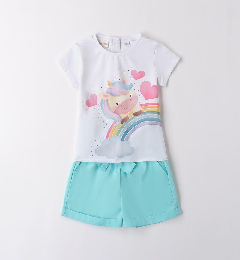 Sarabanda completo Unicorno Bianco bambina