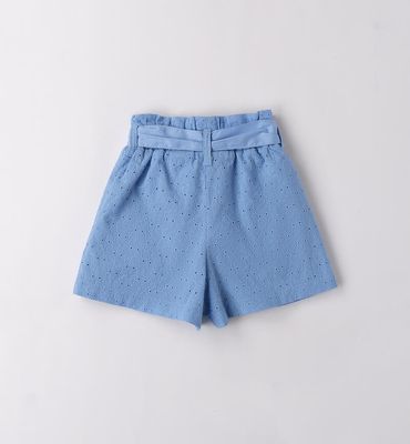 Sarabanda pantalone San Gallo Azzurro bambina