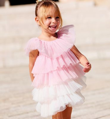 Sarabanda vestito tulle Rosa bambina