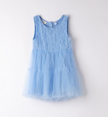 Sarabanda vestito tulle Azzurro bambina