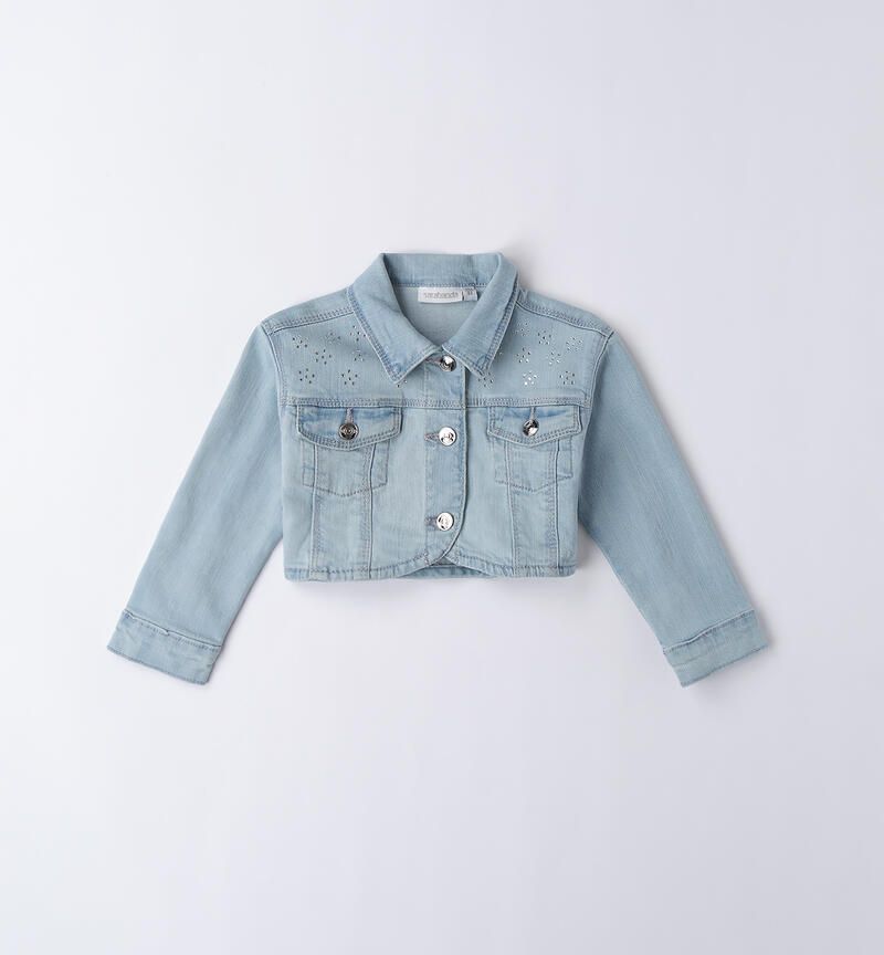 Sarabanda giacca heavy Bleached bambina