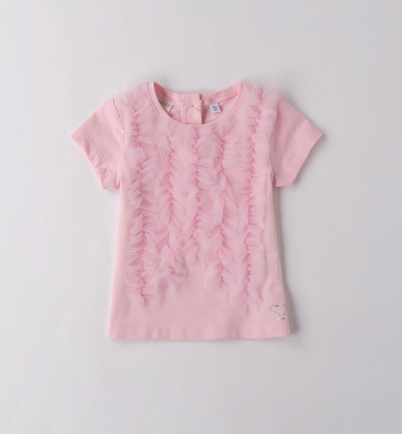 Sarabanda maglia Tulle Rosa bambina