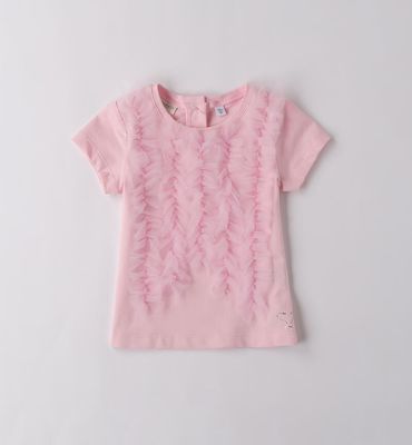 Sarabanda maglia Tulle Rosa bambina