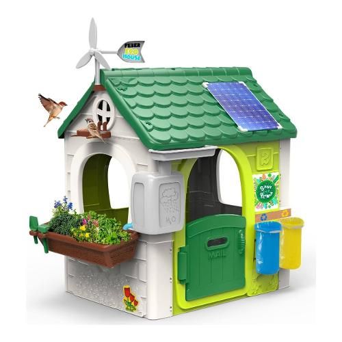 Feber casetta gioco Eco Green House bambini, 2 anni+