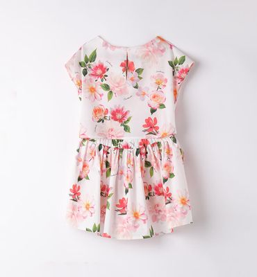 Sarabanda vestito Fiori bianco bambina