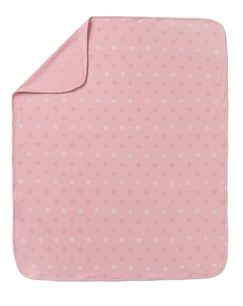 Mayoral coperta in bamboo Stretch culla carrozzina e allattamento Rosa, 100x100 cm