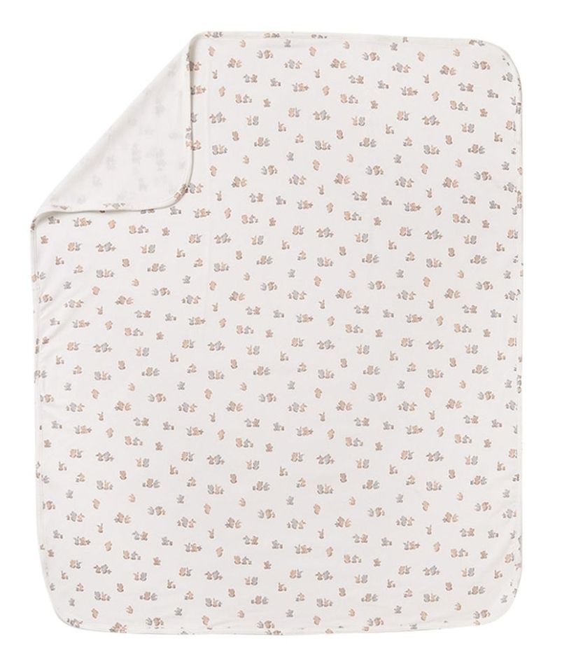 Mayoral coperta in bamboo Stretch culla carrozzina e allattamento Panna, 100x100 cm