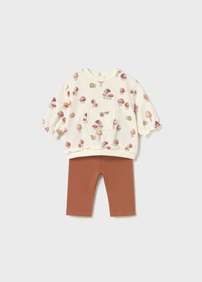Mayoral Set 2 pz felpa Canela neonata