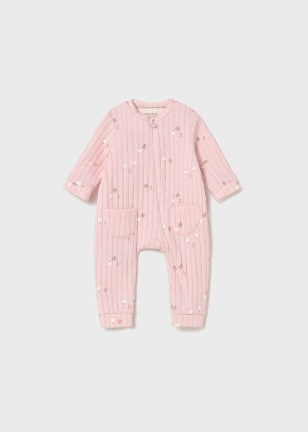 Mayoral pigiama con mani e piedi reversibili Rosa Baby neonata
