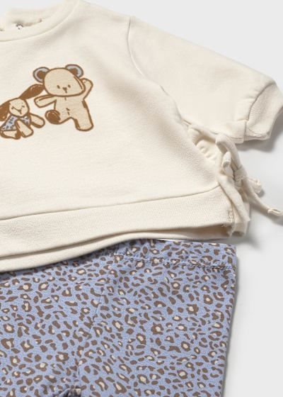 Mayoral Set 2 Pz in tuta Dream Panna neonata