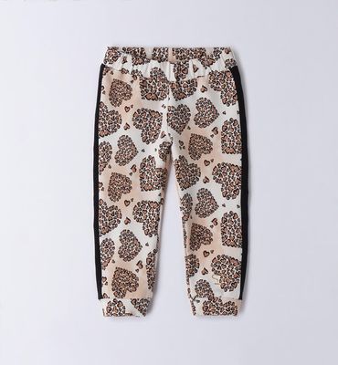 Sarabanda pantalone felpa panna beige bambina
