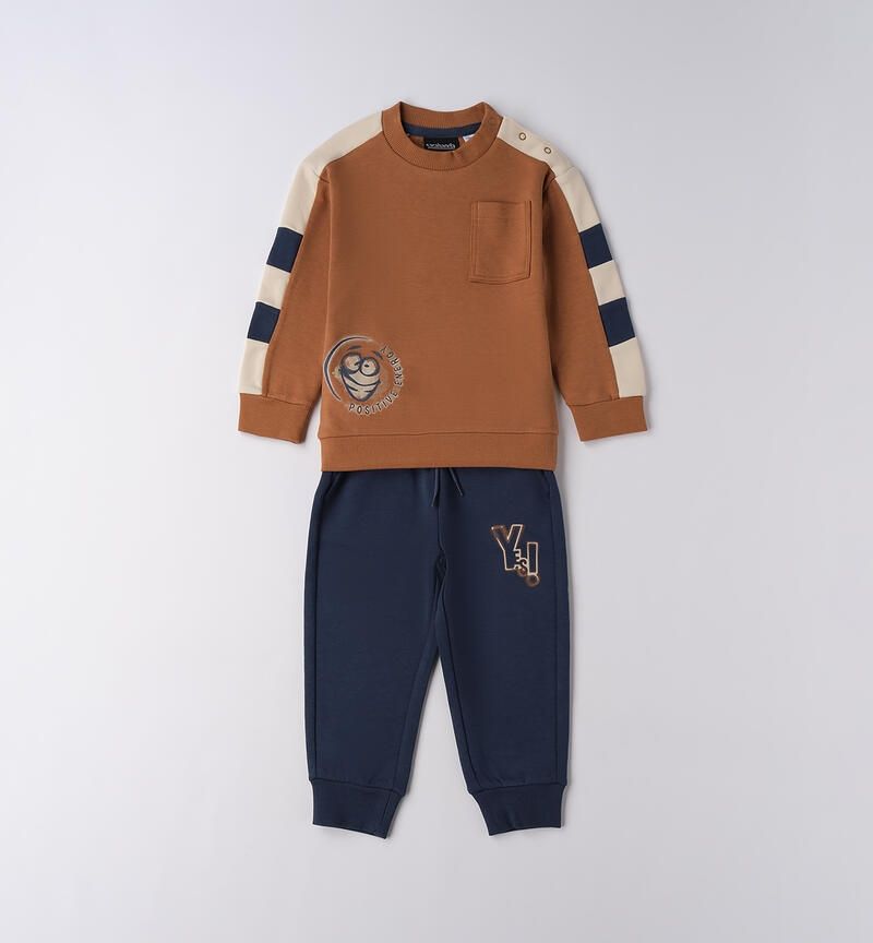 Sarabanda Set tuta sportiva Beige bambino