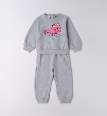 Sarabanda Set tuta sportiva Dreaming Grigio bambina