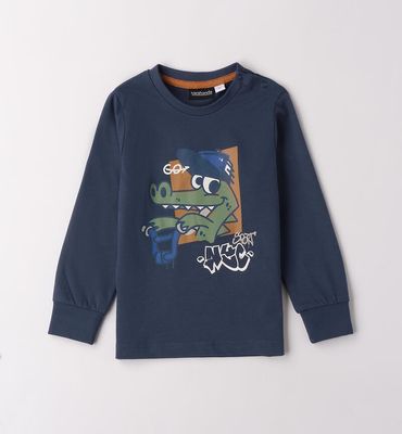 Sarabanda maglietta Coccodrillo Blu bambino