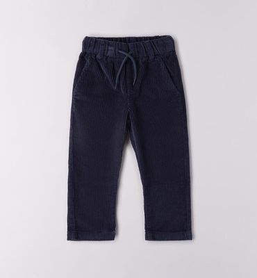 Sarabanda pantalone velluto Blu bambino