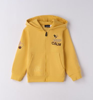 Sarabanda felpa Zip Senape bambino