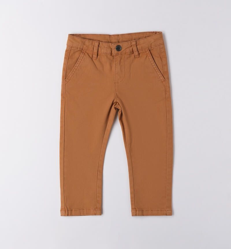 Sarabanda pantalone cotone Beige bambino