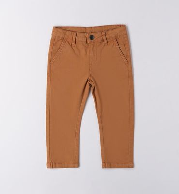Sarabanda pantalone cotone Beige bambino