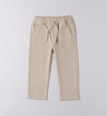 Sarabanda pantalone cotone Ecrù bambino
