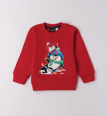 Sarabanda felpa Pinguini Rosso bambino