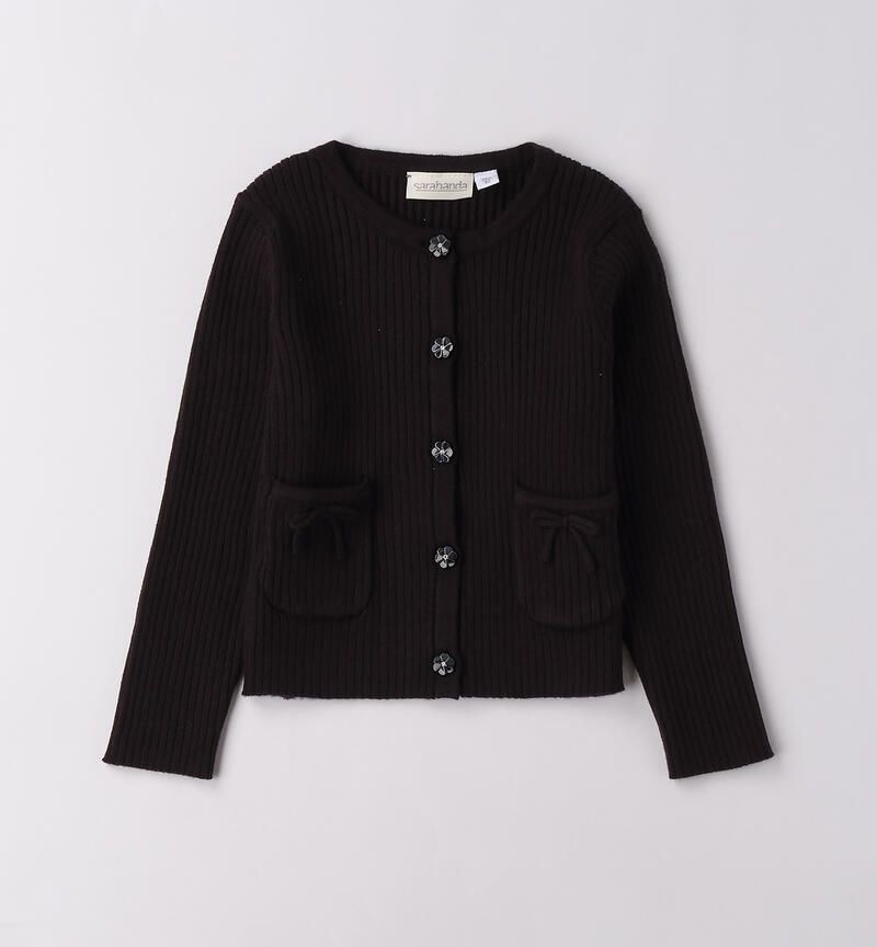 Sarabanda Cardigan Nero bambina