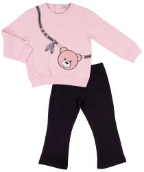 EMC Set felpa Orso Rosa bambina