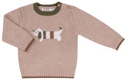 EMC maglione cagnolino Beige neonato