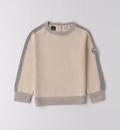 Sarabanda maglione tricot Crema bambino