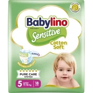 Babylino Pannolini Junior Tg.5 da 11 a 16 Kg, 18 Pz
