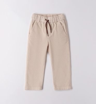 Sarabanda pantalone velluto Beige bambino