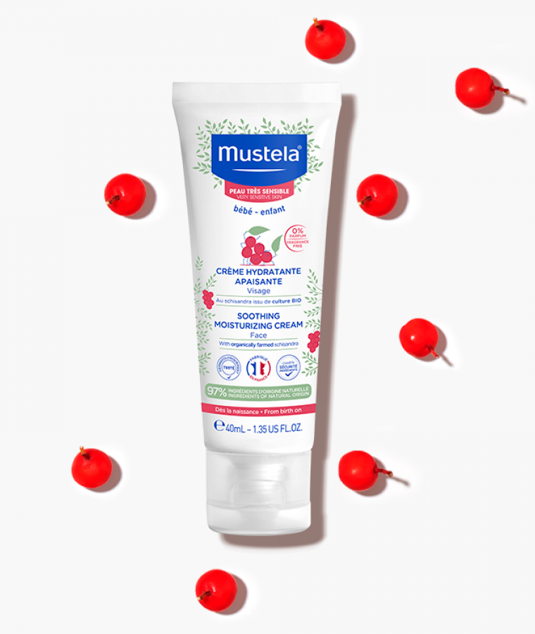 Mustela crema viso pelle ipersensibile, 40 ml