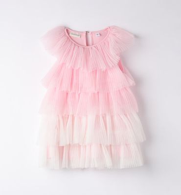 Sarabanda vestito tulle Rosa bambina