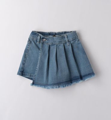 Sarabanda panta gonna plissè Denim bambina
