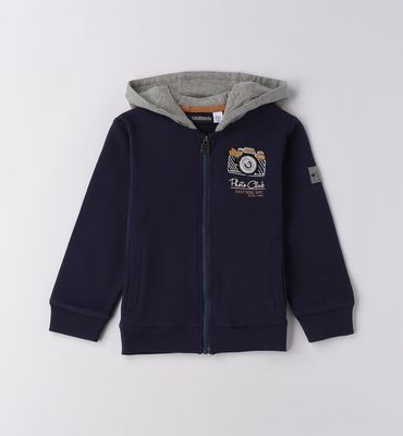 Sarabanda Felpa Zip Navy bambino