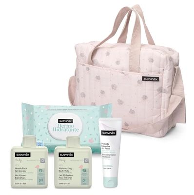 Suavinex Borsa cambio con cosmetici, 0 mesi+