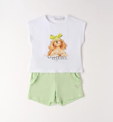 Sarabanda completo corto Mint bambina