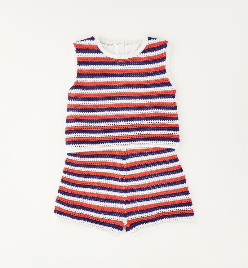 Sarabanda completo Tricot Righe bambina