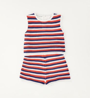 Sarabanda completo Tricot Righe bambina