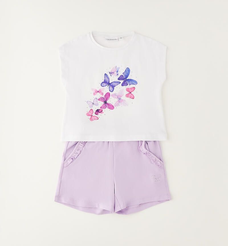 Sarabanda completo corto Lilla bambina