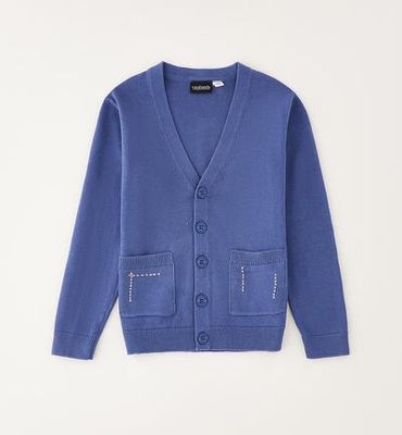 Sarabanda cardigan aperto azzurro bambino