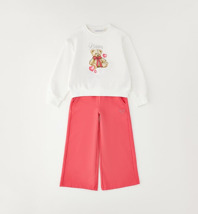 Sarabanda completo tuta Orso Bianco bambina