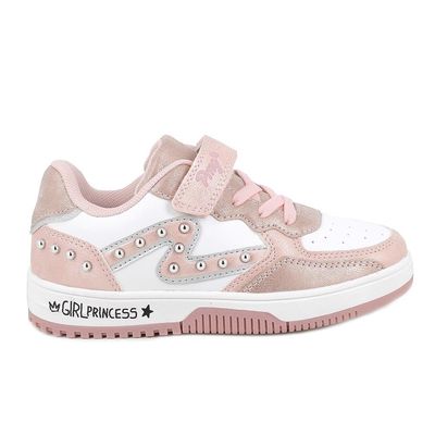 Primigi Sneakers con Strap Pink Bianco bambina
