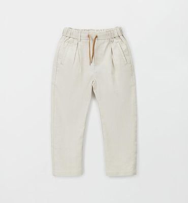 Sarabanda pantaloni lino Beige bambino