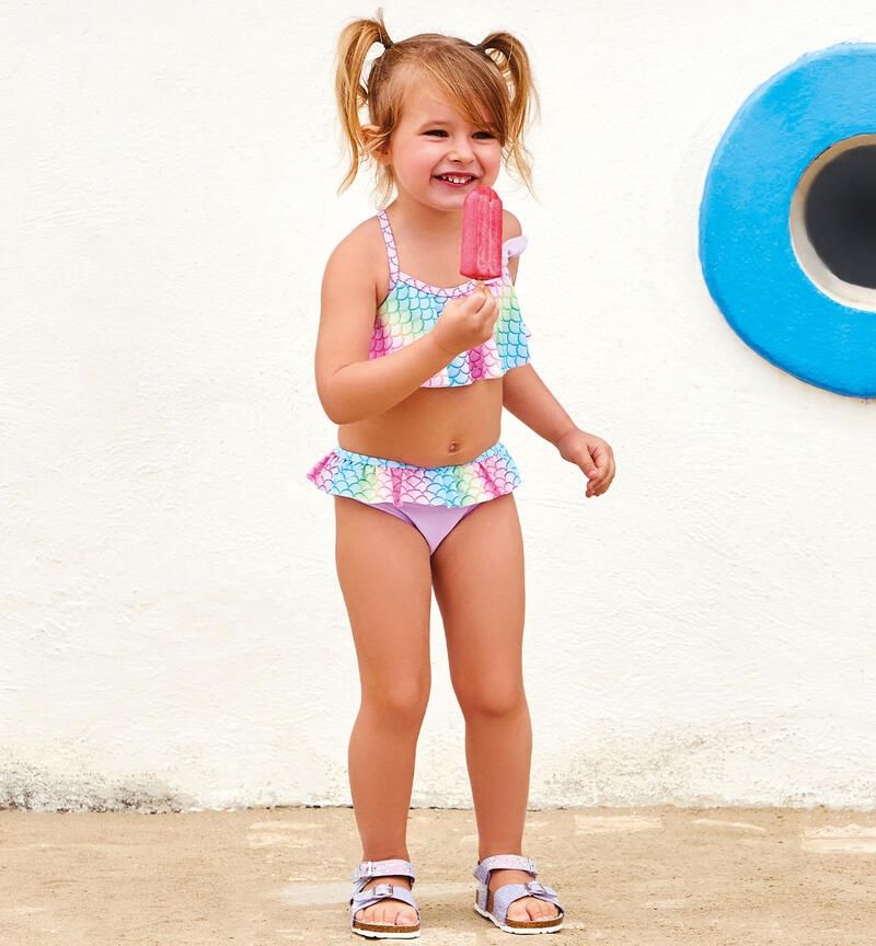 Sarabanda costume due pezzi Lilla bambina