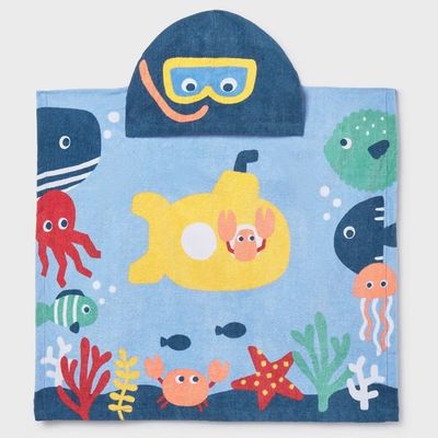 Mayoral Poncho mare azzurro bambino