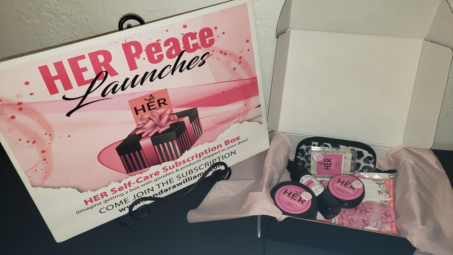 HER Peace Self-care subscription bi-monthly