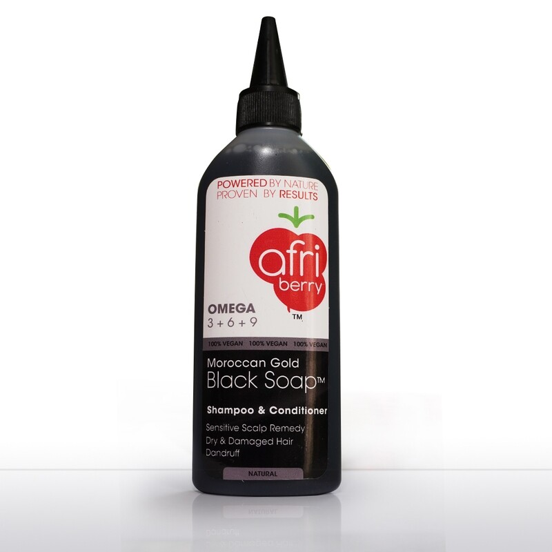 Sulphate Free Afri-Berry Black Soap - 200ml
