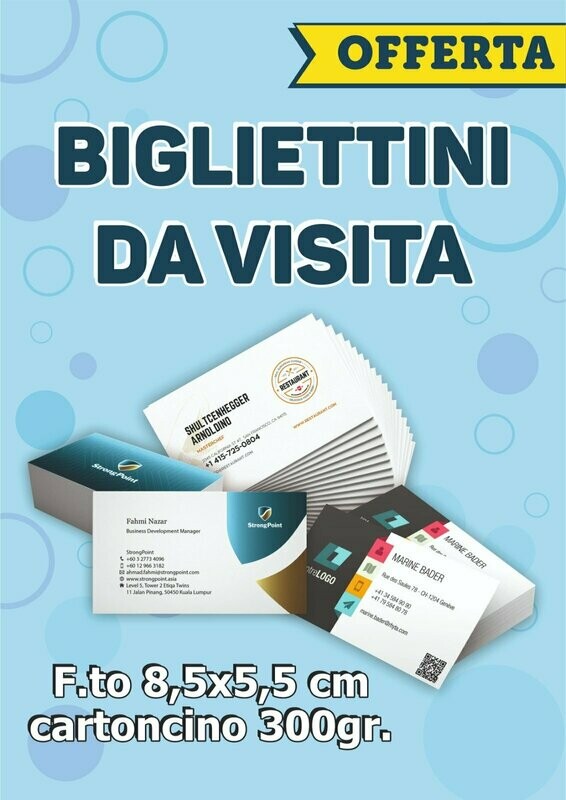 biglietti da visita cm 8×5 carta 300 gr bianca stampa fronte e retro biglietti da visita cm 8×5 carta 300 gr bianca stampa fronte e retro