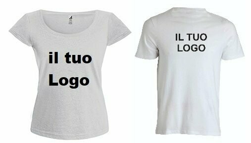 50 PZ T shirt donna Quality stampa in serigrafia fronte e retro 50 PZ T shirt donna Quality stampa in serigrafia fronte e retro