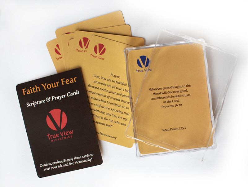 "Faith Your Fear - Scripture & Prayer Cards"